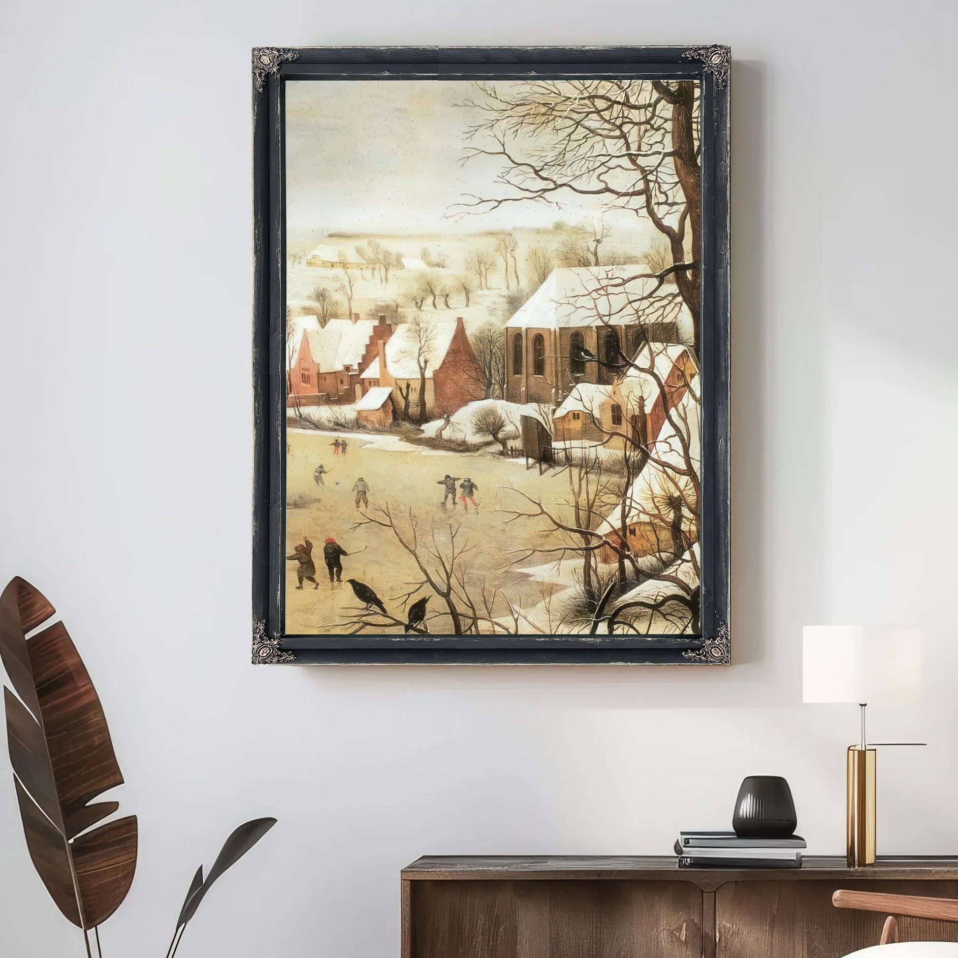 Winter Landscape With A Bird Trap 2 1565 By Pieter Bruegel Fine Art Print