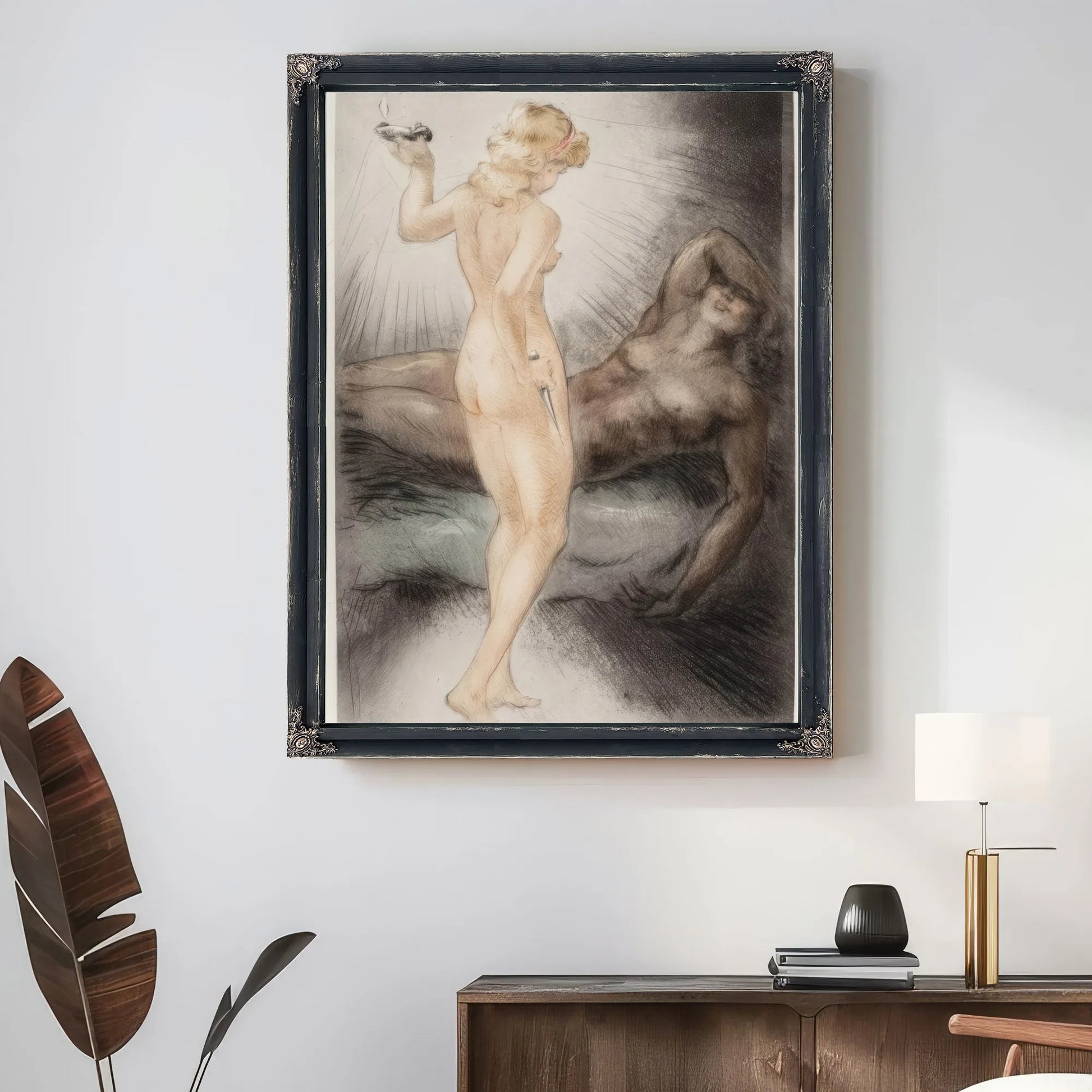 Book Plates Three Works By Louis Icart Fine Art Print