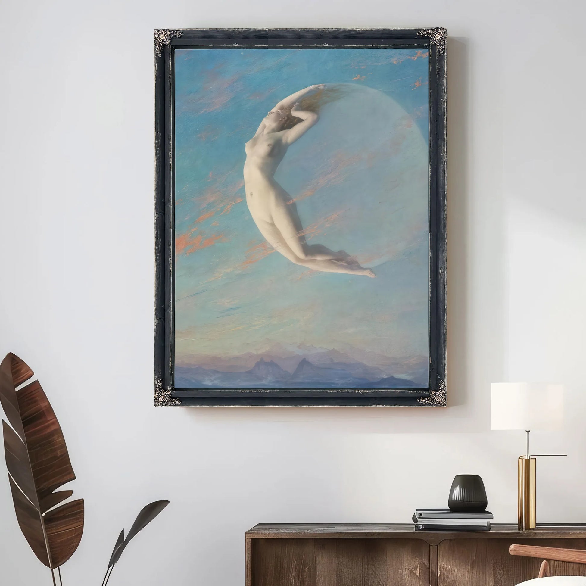 Selene By Albert Aublet Fine Art Print