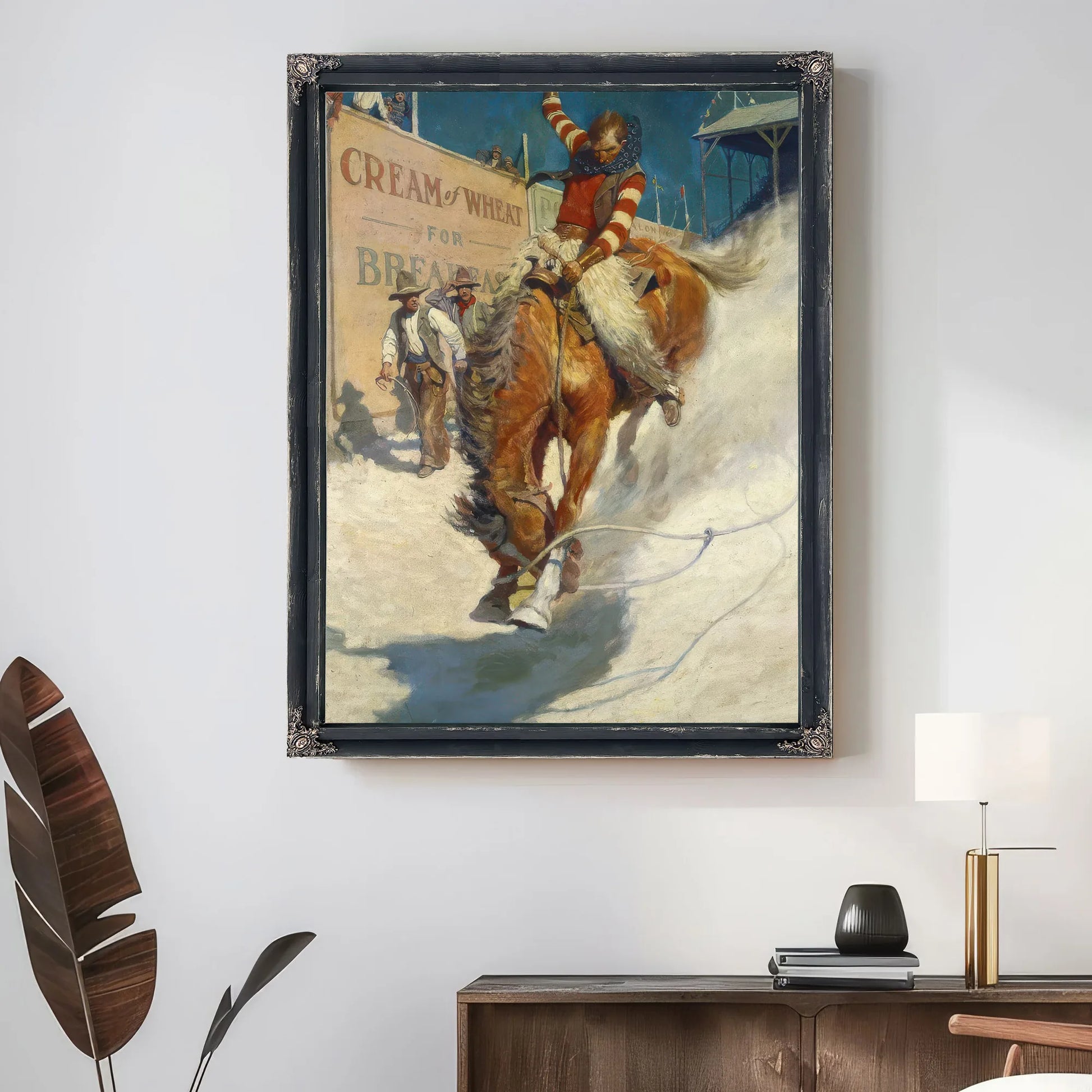 Bronco Buster By NC Wyeth Fine Art Print