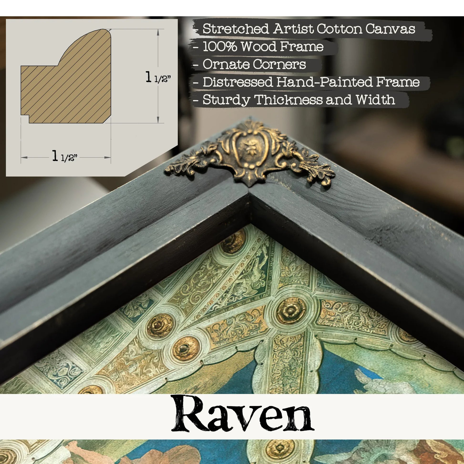 Ceiling Of The Stanza Di Eliodoro By Raphael Fine Art Print
