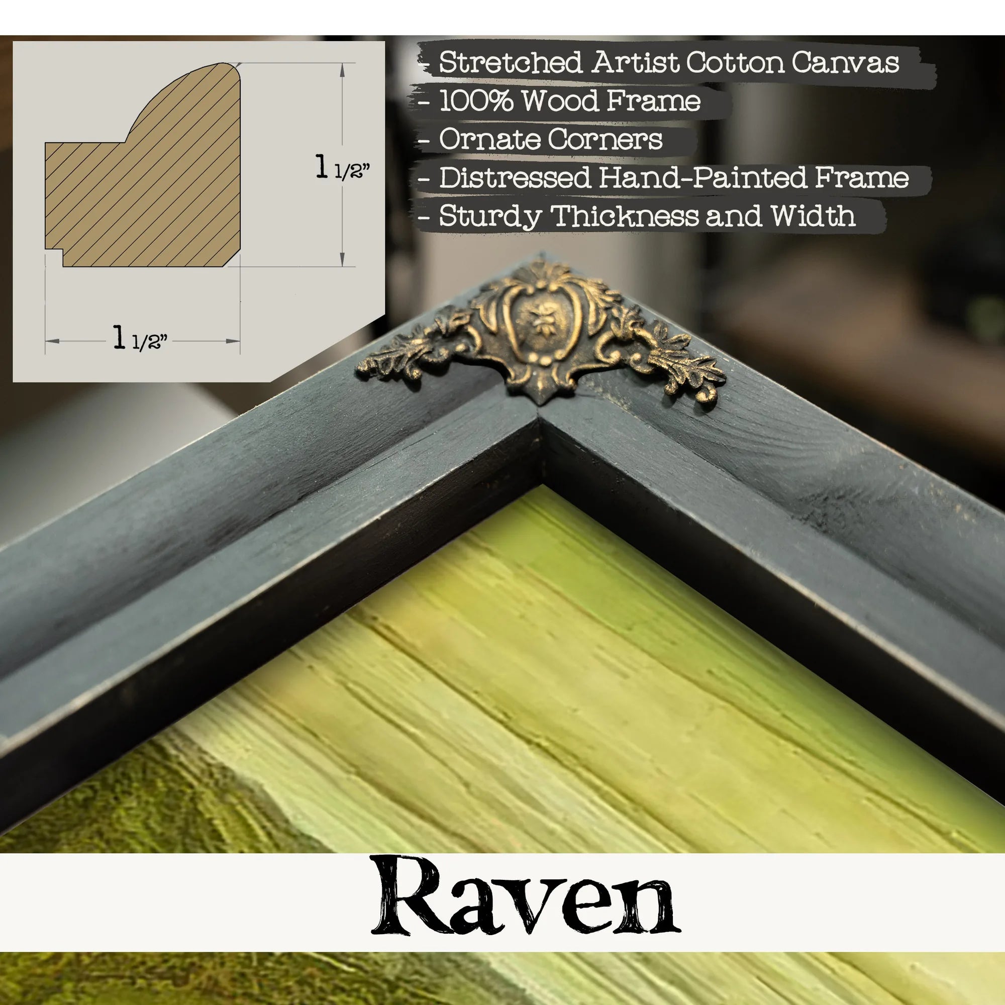 Traditional Walnut Frame Added - Order #1488 Fine Art Print