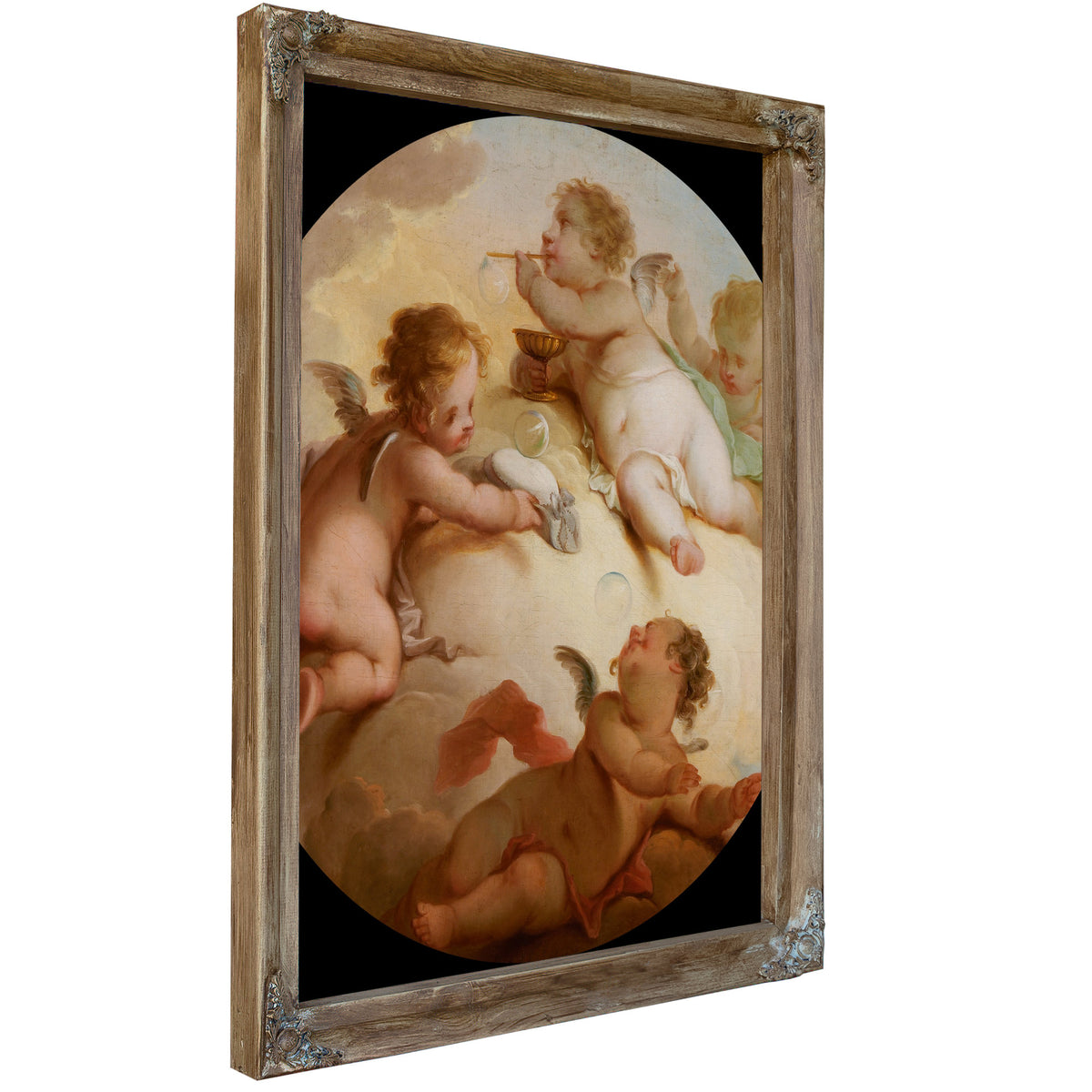 Putti 3 By Hendrik Willem Schweickhardt