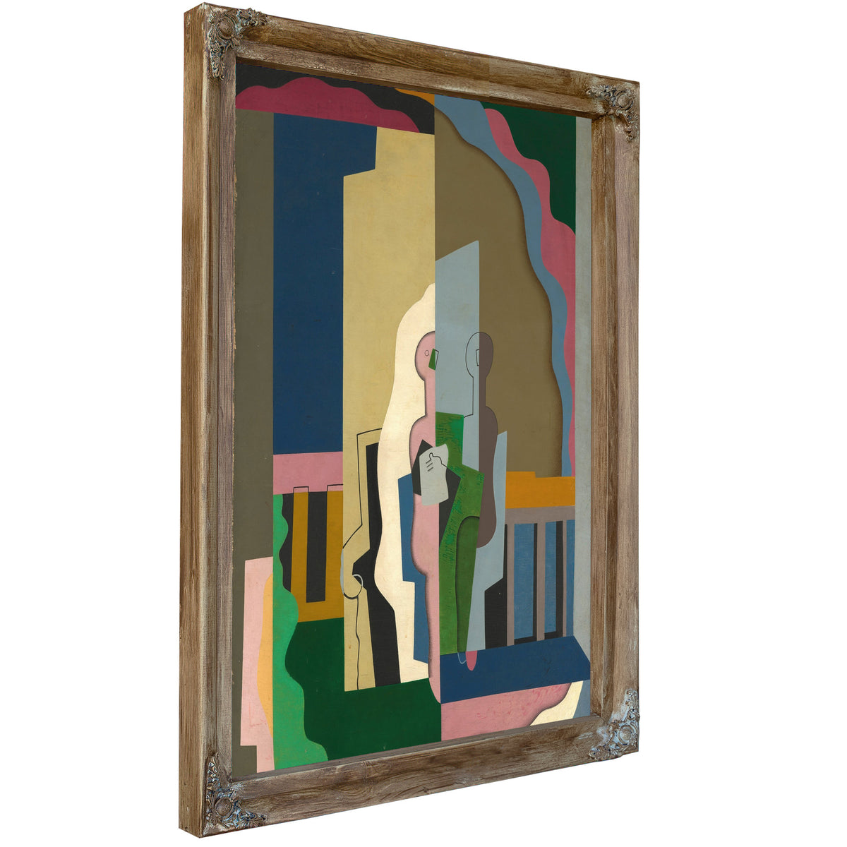 Lavans Les Saint Claude Jura Femmes Au Balcon By Georges Valmier