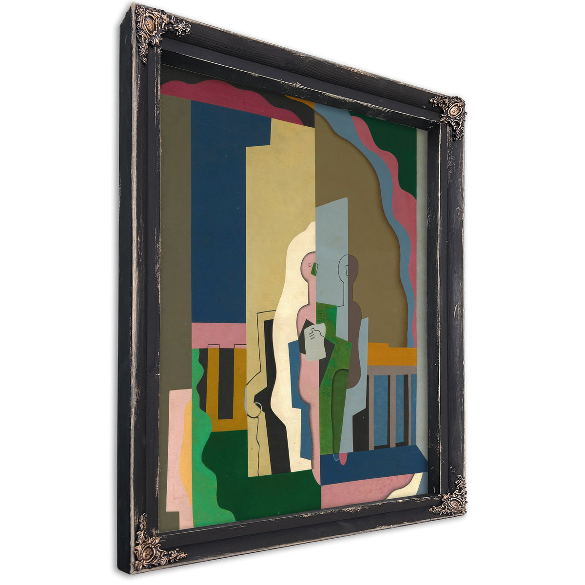 Lavans Les Saint Claude Jura Femmes Au Balcon By Georges Valmier