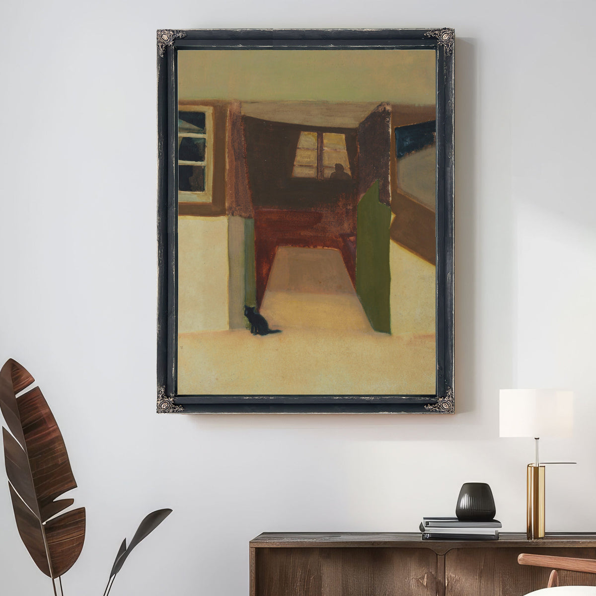 Zijn Huis Te Stanton Saint Bernard By Constant Permeke