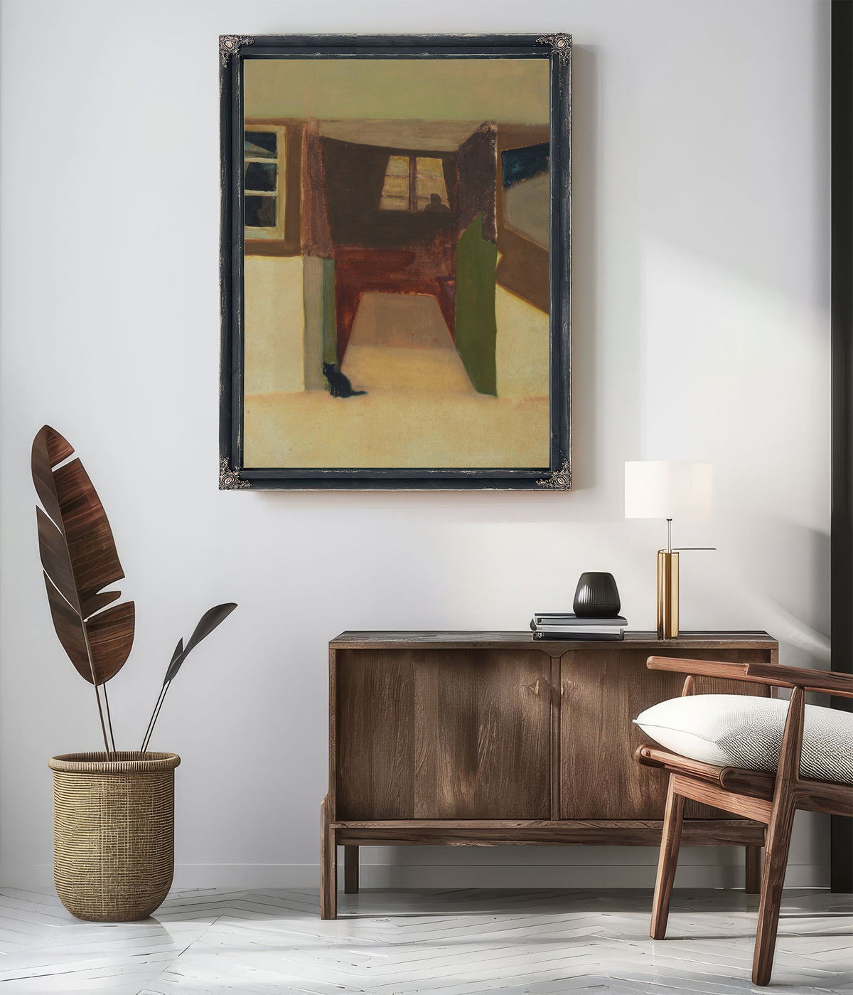 Zijn Huis Te Stanton Saint Bernard By Constant Permeke