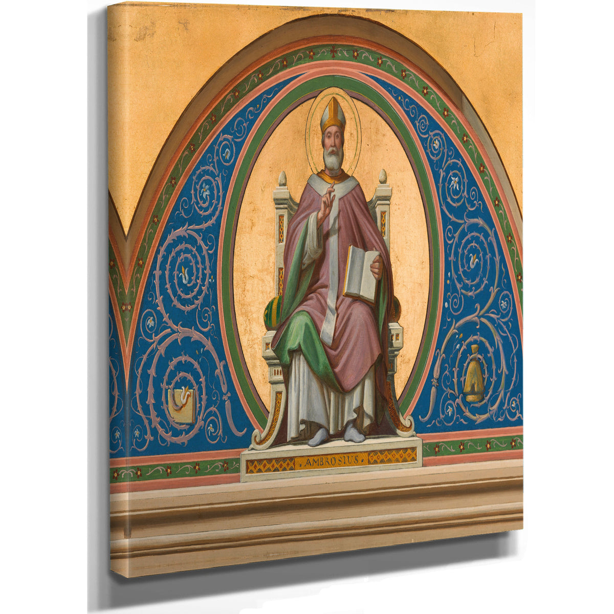 Saint Ambroise By Joseph-Frédéric-Charles Soulacroix