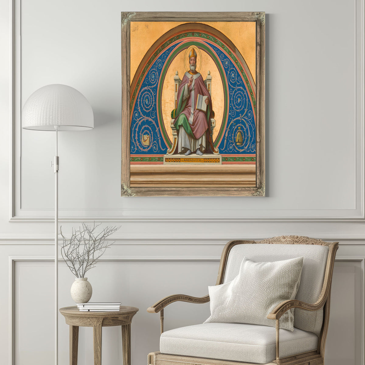 Saint Ambroise By Joseph-Frédéric-Charles Soulacroix