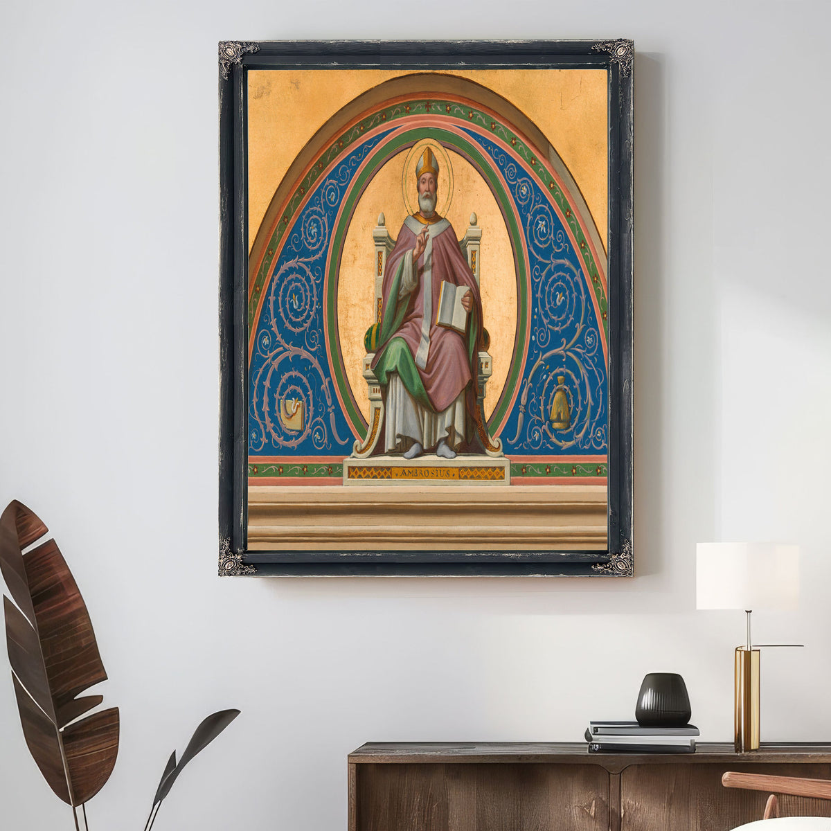 Saint Ambroise By Joseph-Frédéric-Charles Soulacroix