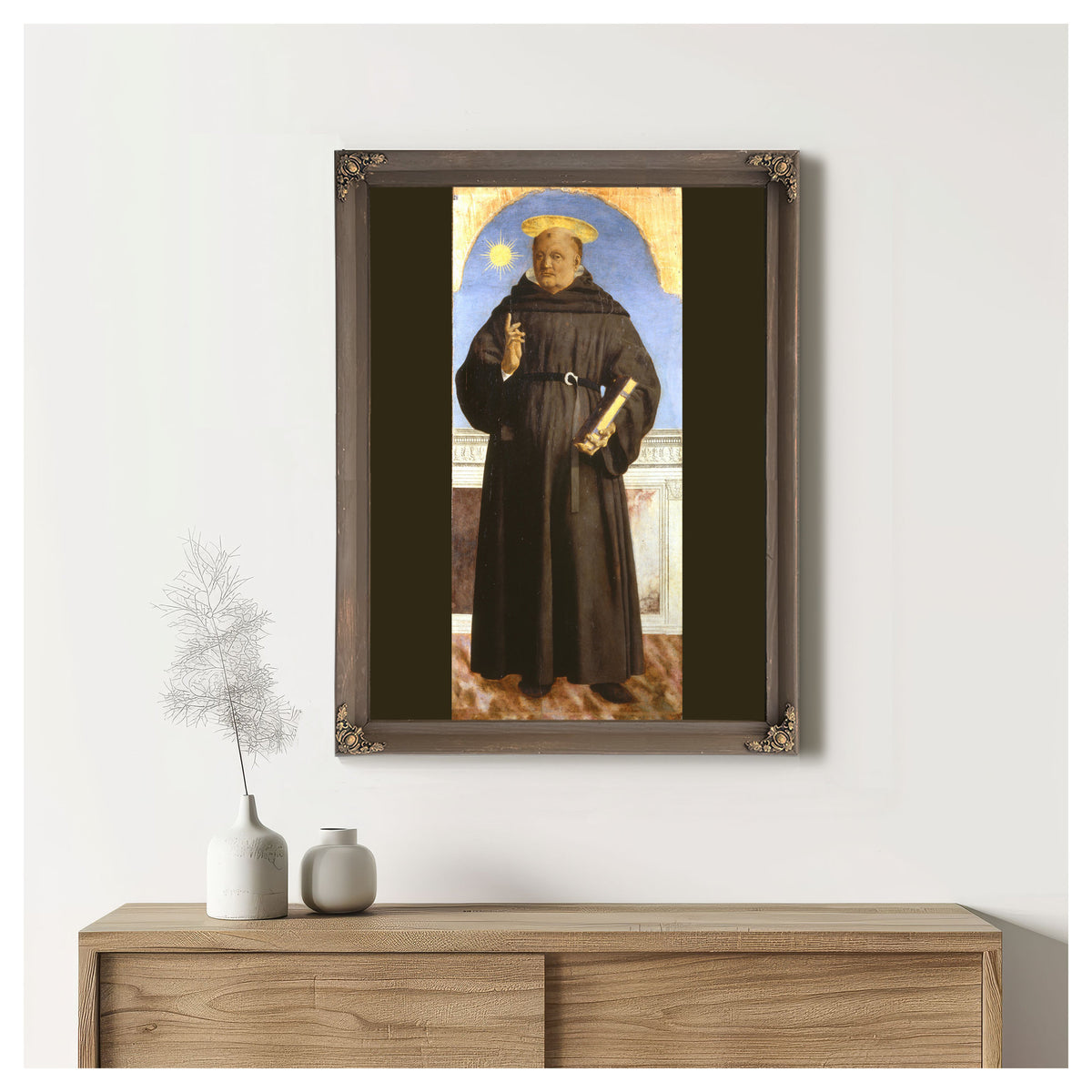 Saint Nicholas Of Tolentino By Piero Della Francesca