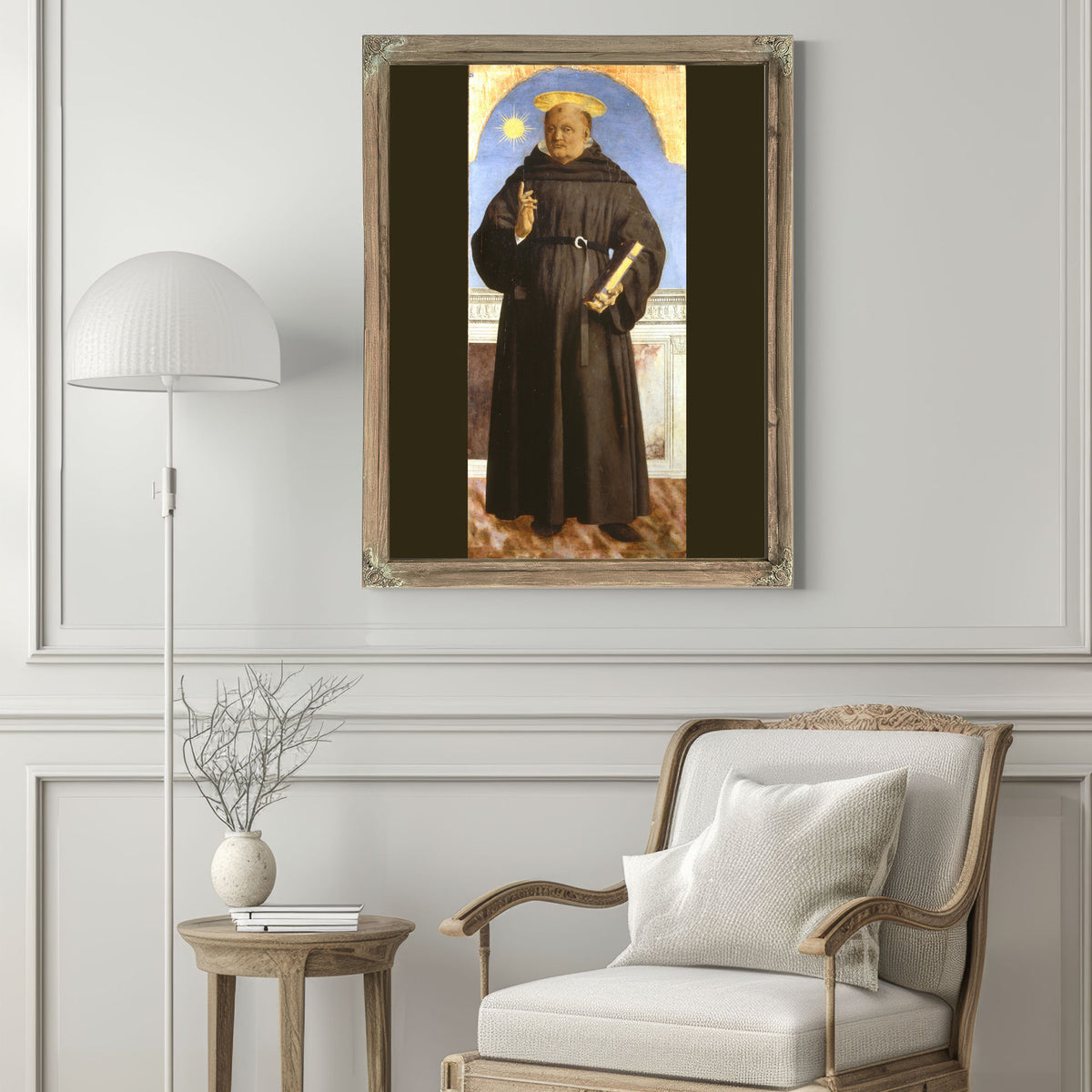 Saint Nicholas Of Tolentino By Piero Della Francesca