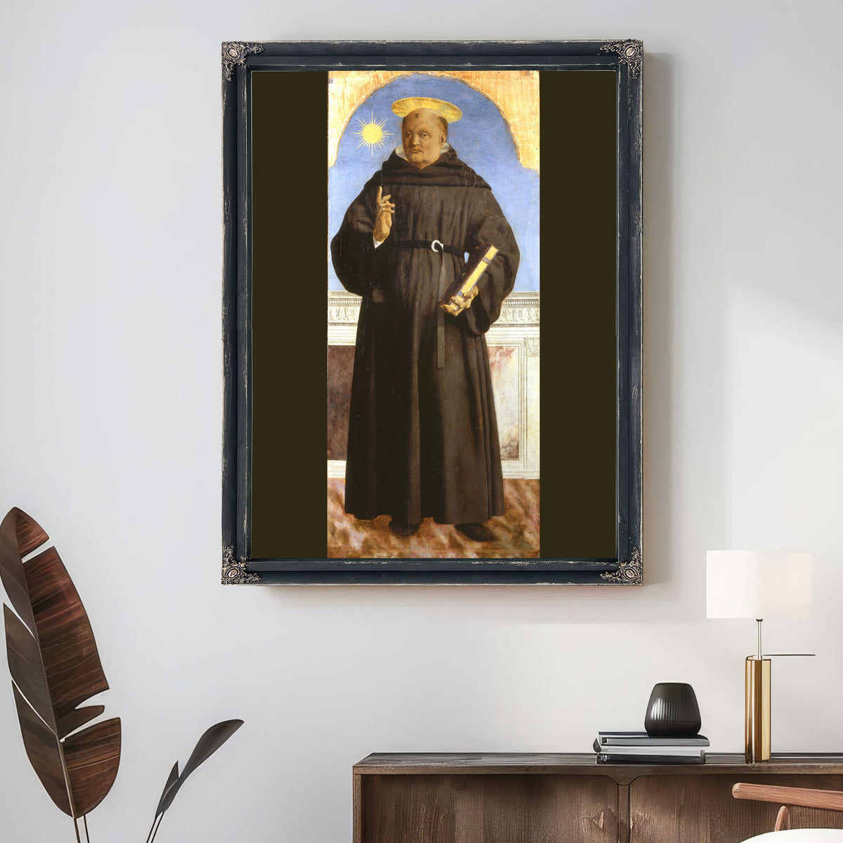 Saint Nicholas Of Tolentino By Piero Della Francesca