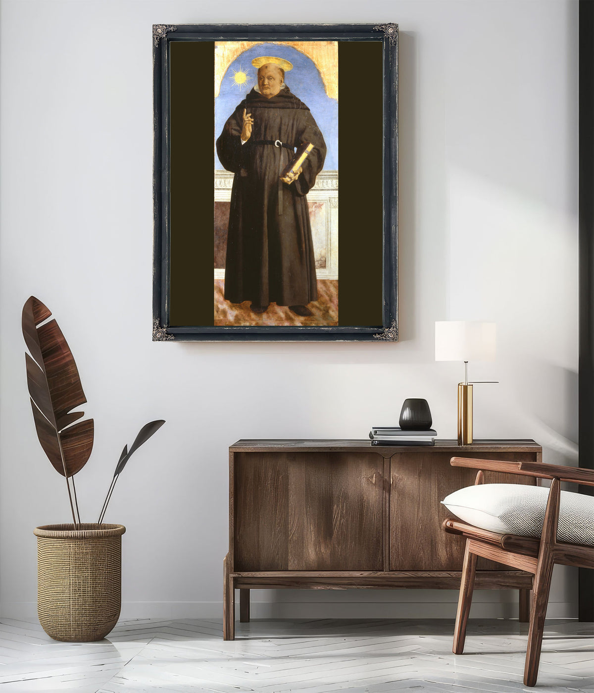 Saint Nicholas Of Tolentino By Piero Della Francesca