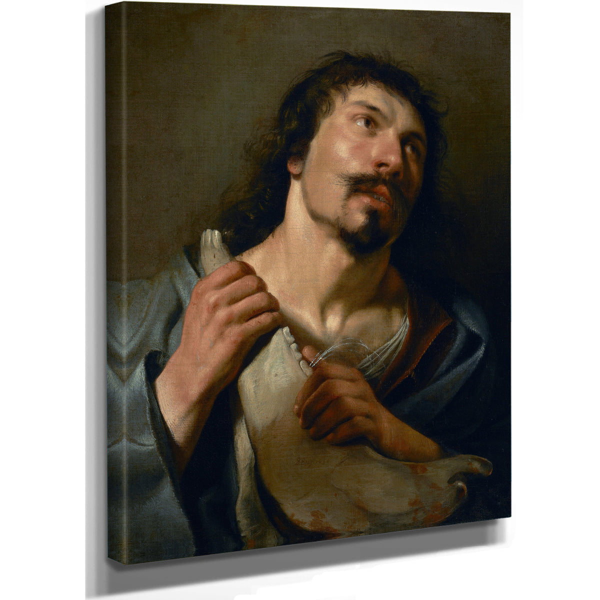 Saint Sebastian Thrown Into The Cloaca Maxima By Ludovico Carracci