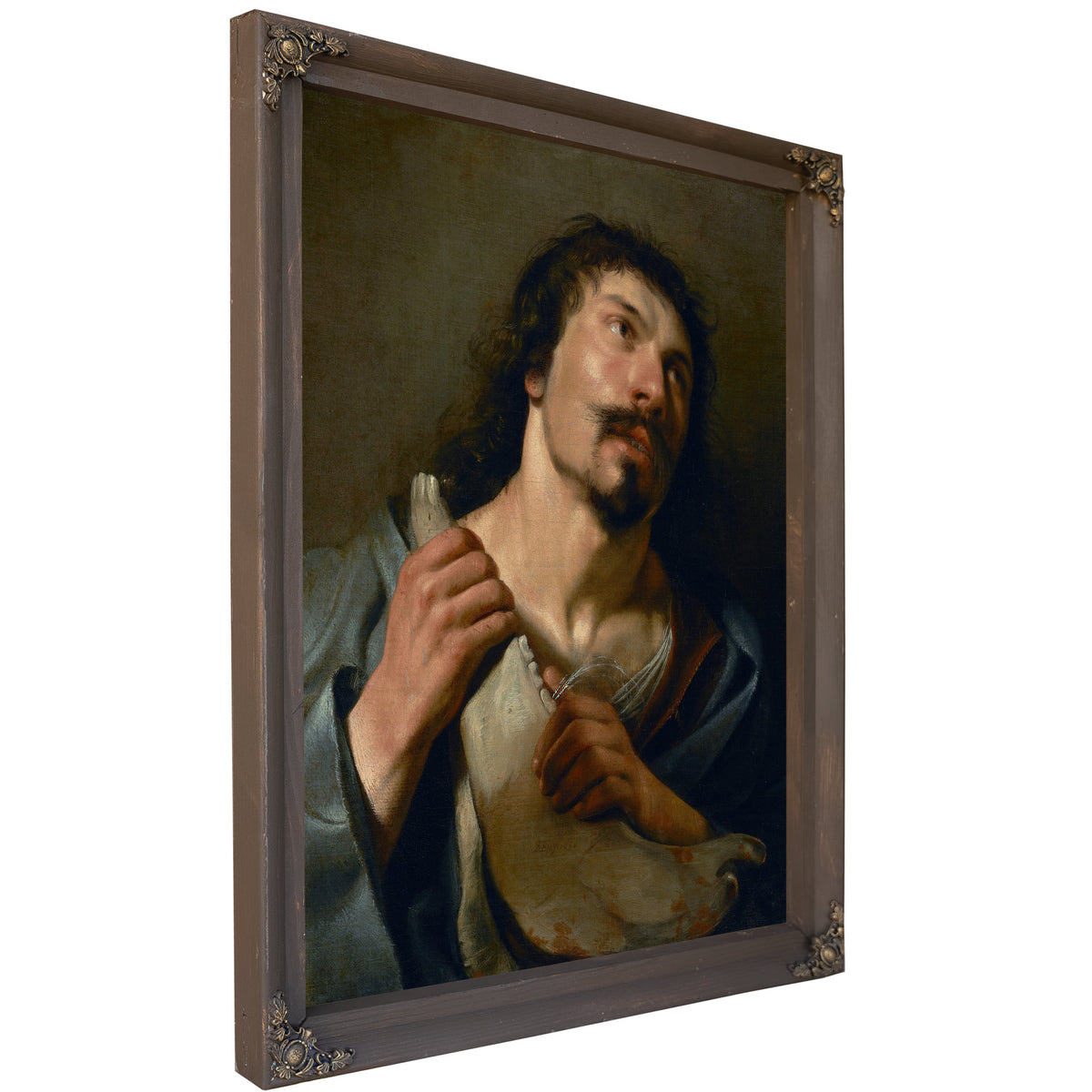 Saint Sebastian Thrown Into The Cloaca Maxima By Ludovico Carracci