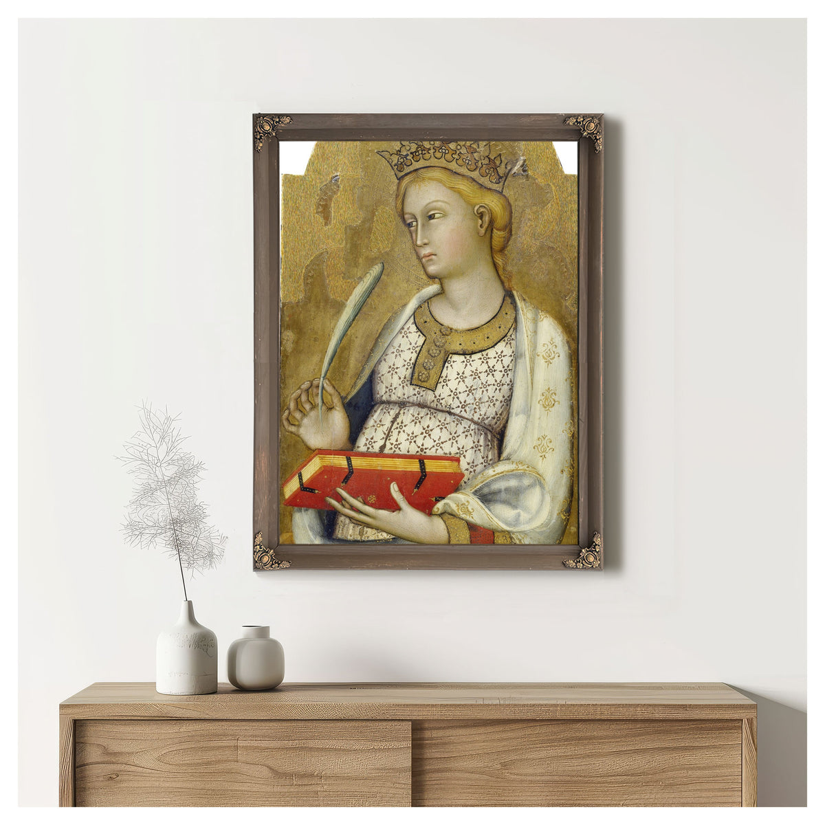 Saint Catherine Of Alexandria 15 By Paolo di Giovanni Fei