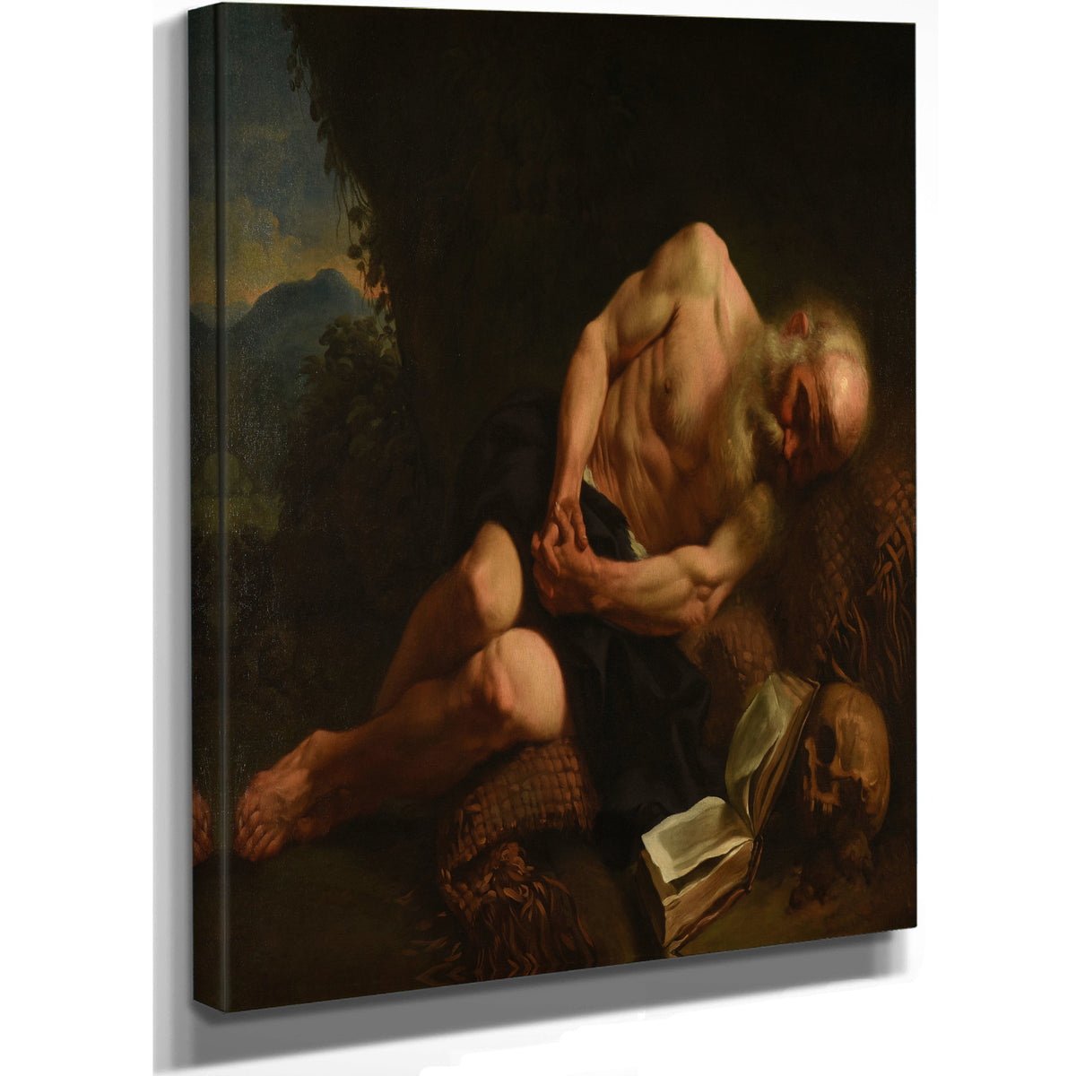 Saint Jerome 36 By Joseph-Marie Vien