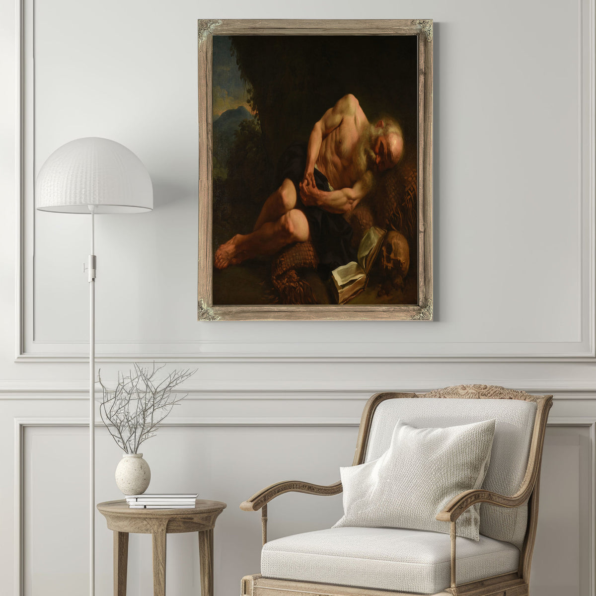 Saint Jerome 36 By Joseph-Marie Vien