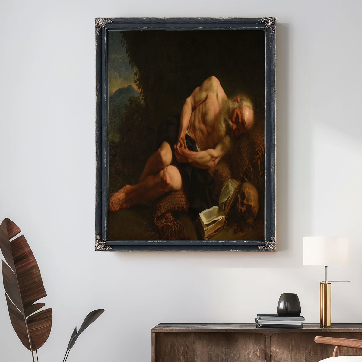 Saint Jerome 36 By Joseph-Marie Vien