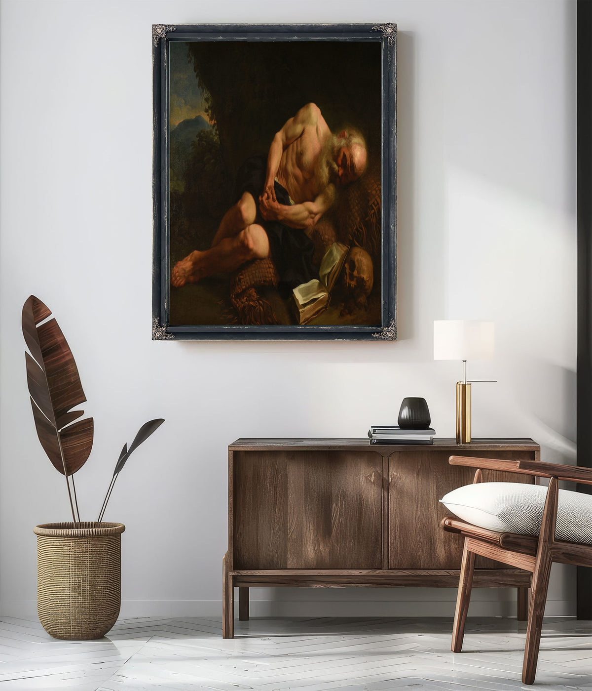 Saint Jerome 36 By Joseph-Marie Vien