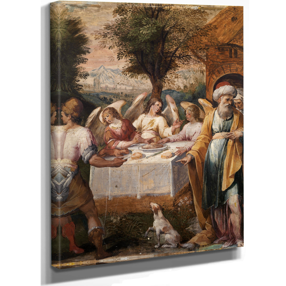 Abraham And The Three Angels 2 By Avanzino Nucci