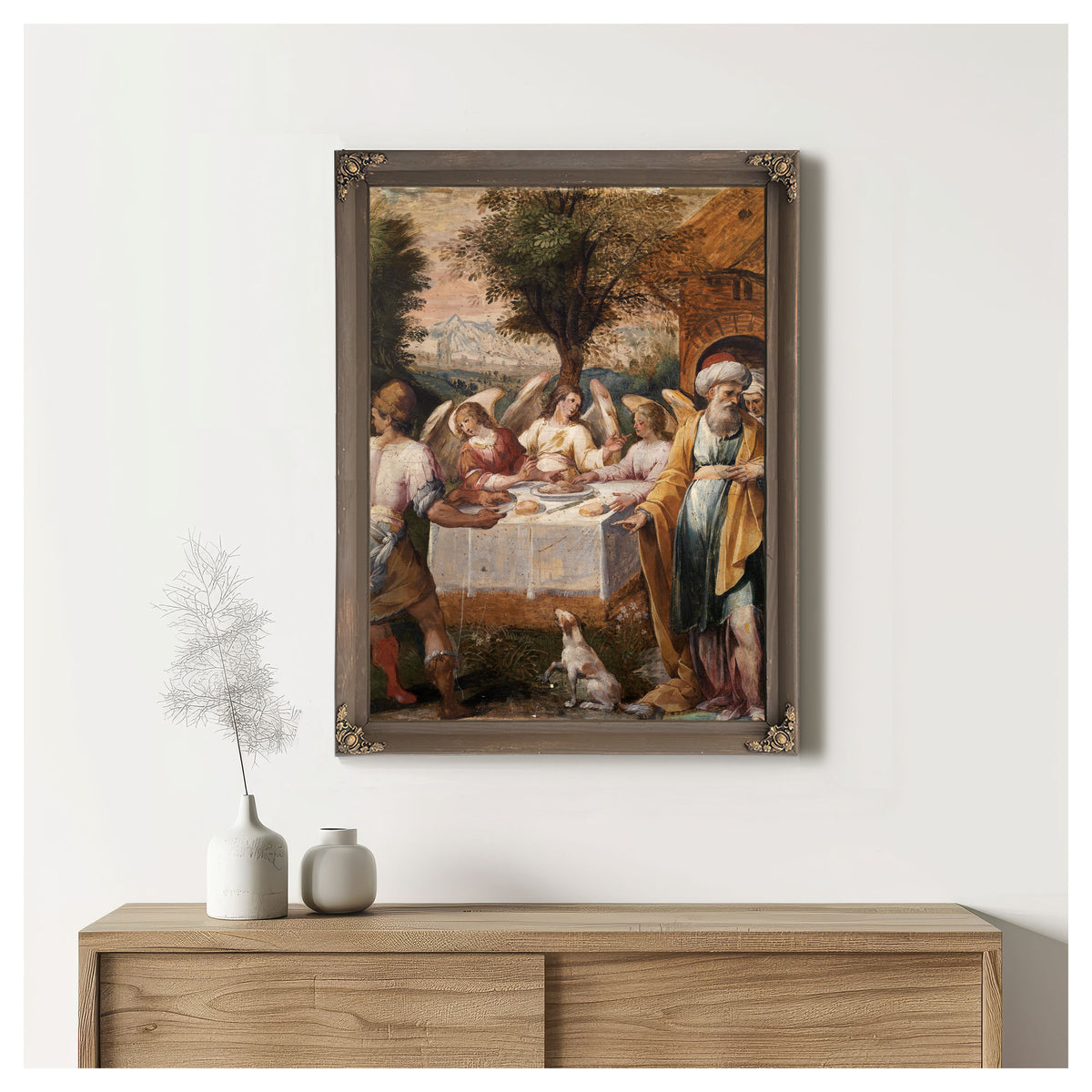Abraham And The Three Angels 2 By Avanzino Nucci