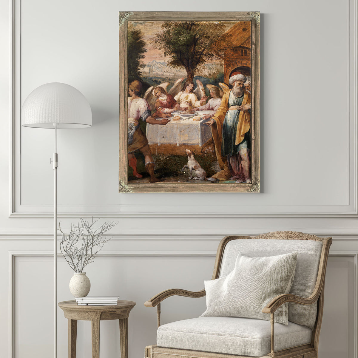 Abraham And The Three Angels 2 By Avanzino Nucci