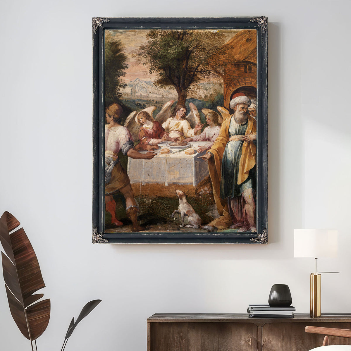 Abraham And The Three Angels 2 By Avanzino Nucci