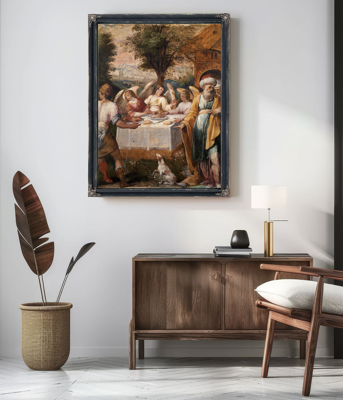 Abraham And The Three Angels 2 By Avanzino Nucci