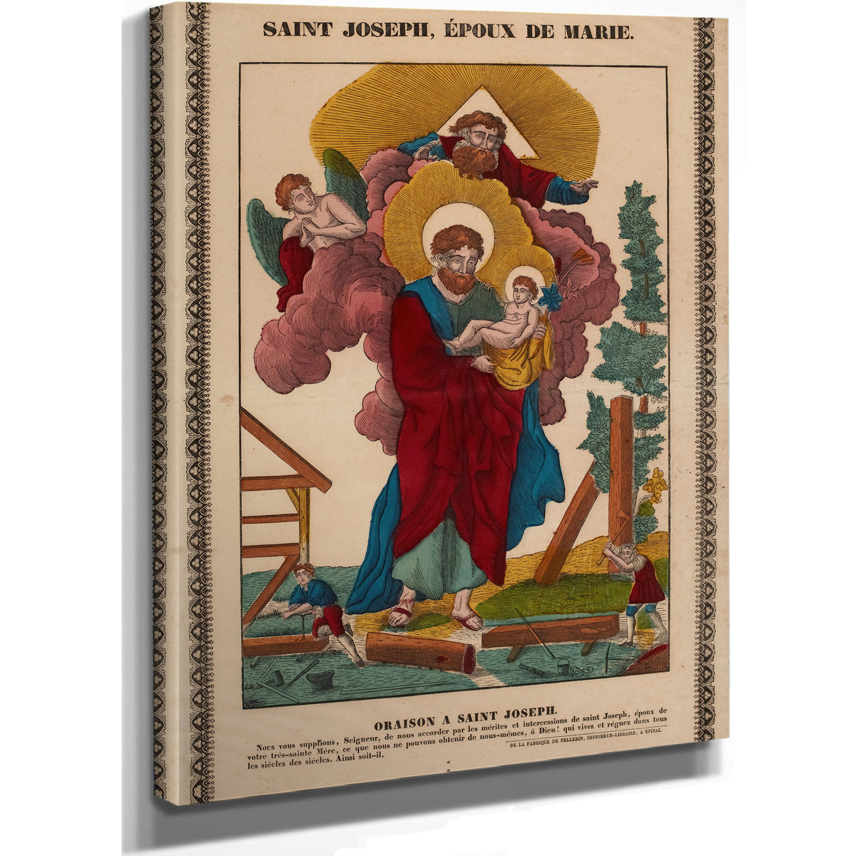 Saint Joseph Epoux De Marie By Jean-Charles Pellerin