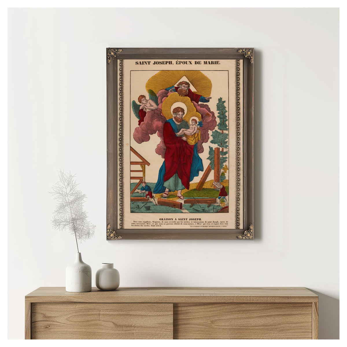 Saint Joseph Epoux De Marie By Jean-Charles Pellerin