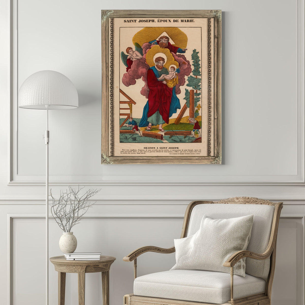 Saint Joseph Epoux De Marie By Jean-Charles Pellerin