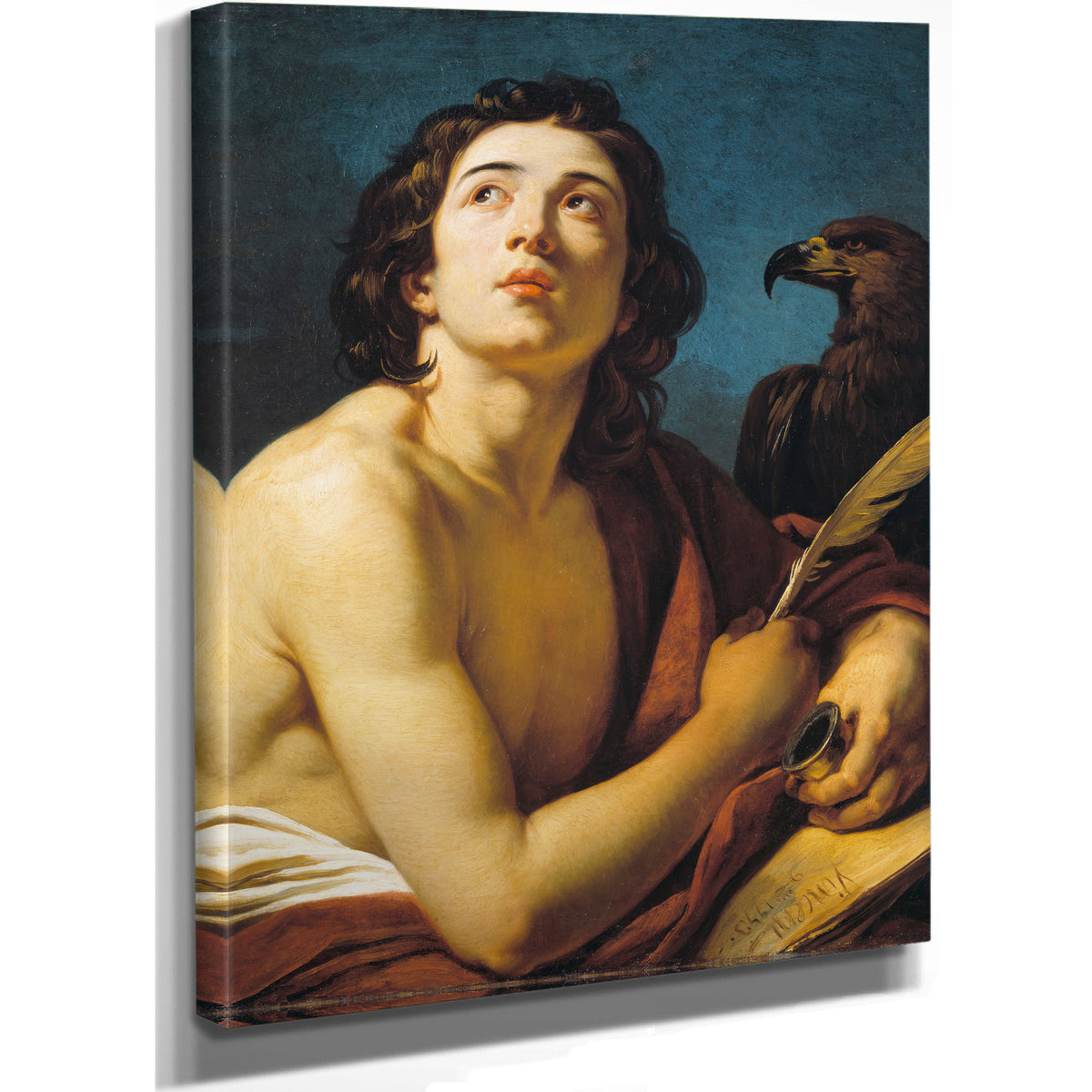 Saint John The Evangelist 8 By François-André Vincent