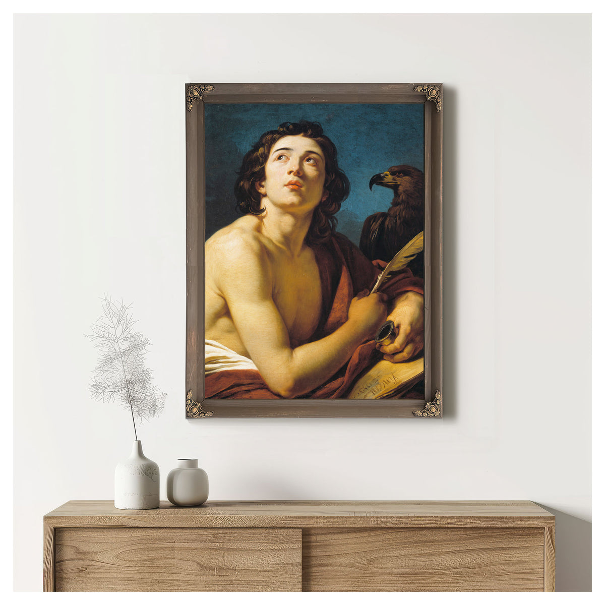 Saint John The Evangelist 8 By François-André Vincent