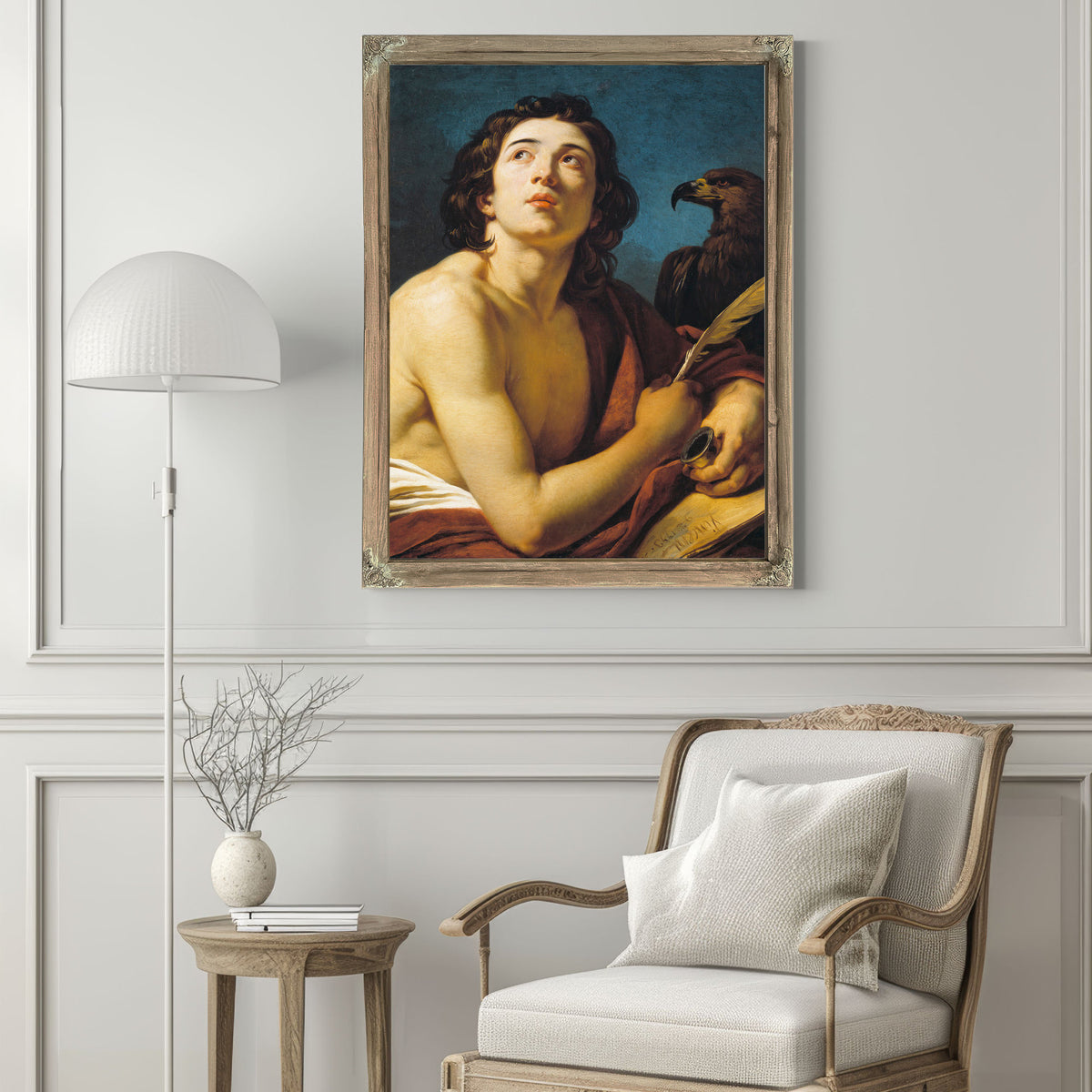 Saint John The Evangelist 8 By François-André Vincent