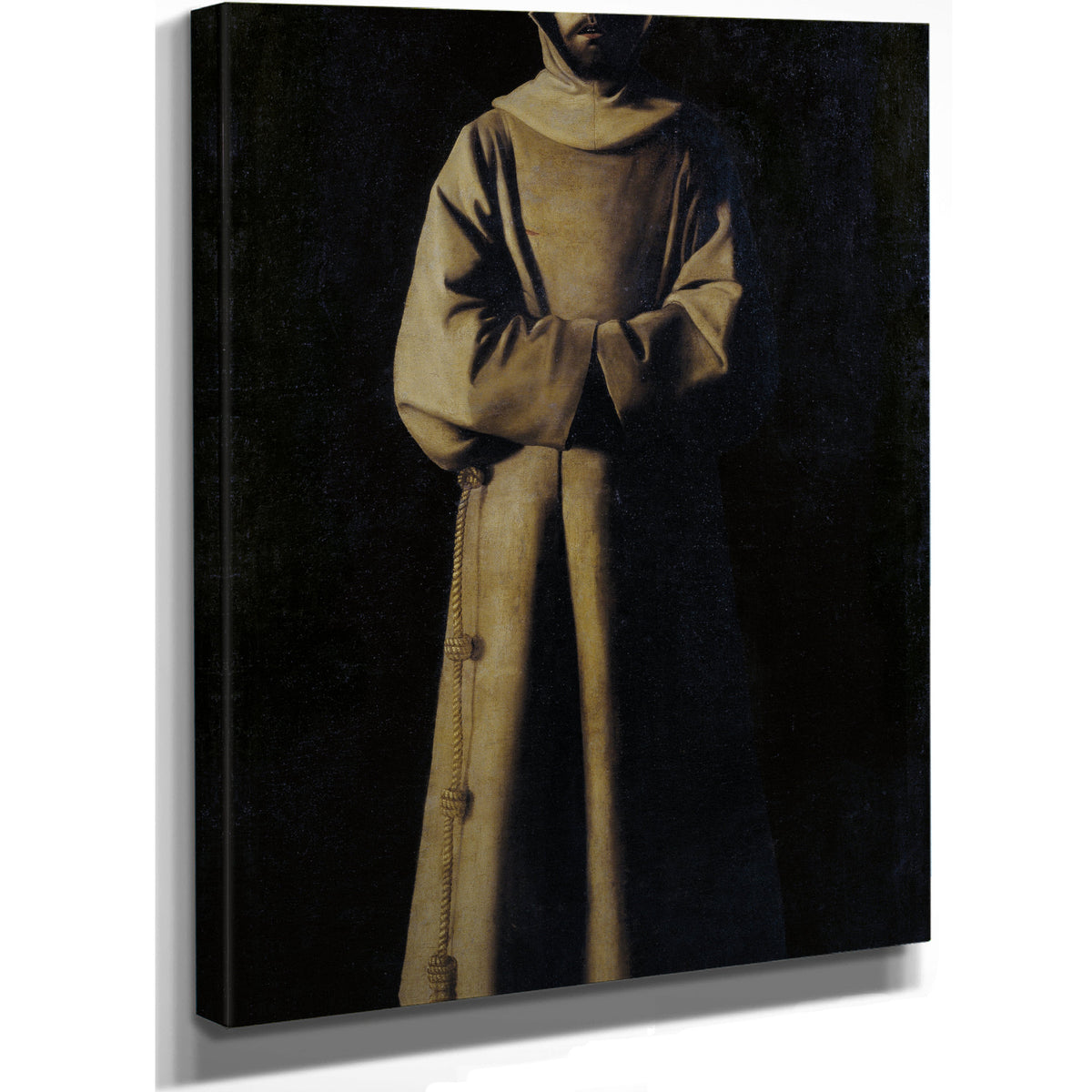 Saint Francis Of Assisi According To Pope Nicholas Vs Vision By Francisco de Zurbarán