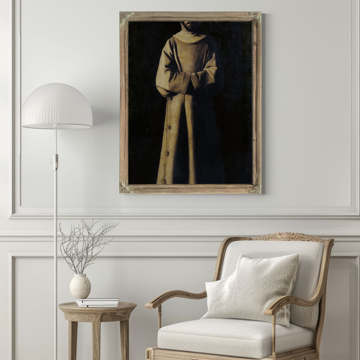 Saint Francis Of Assisi According To Pope Nicholas Vs Vision By Francisco de Zurbarán