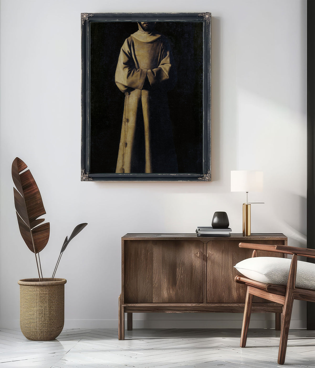 Saint Francis Of Assisi According To Pope Nicholas Vs Vision By Francisco de Zurbarán