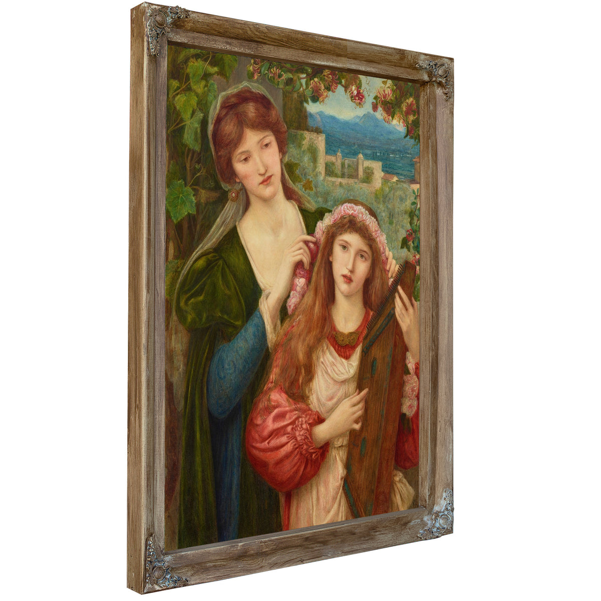 The Childhood Of Saint Cecily By Marie Spartali Stillman