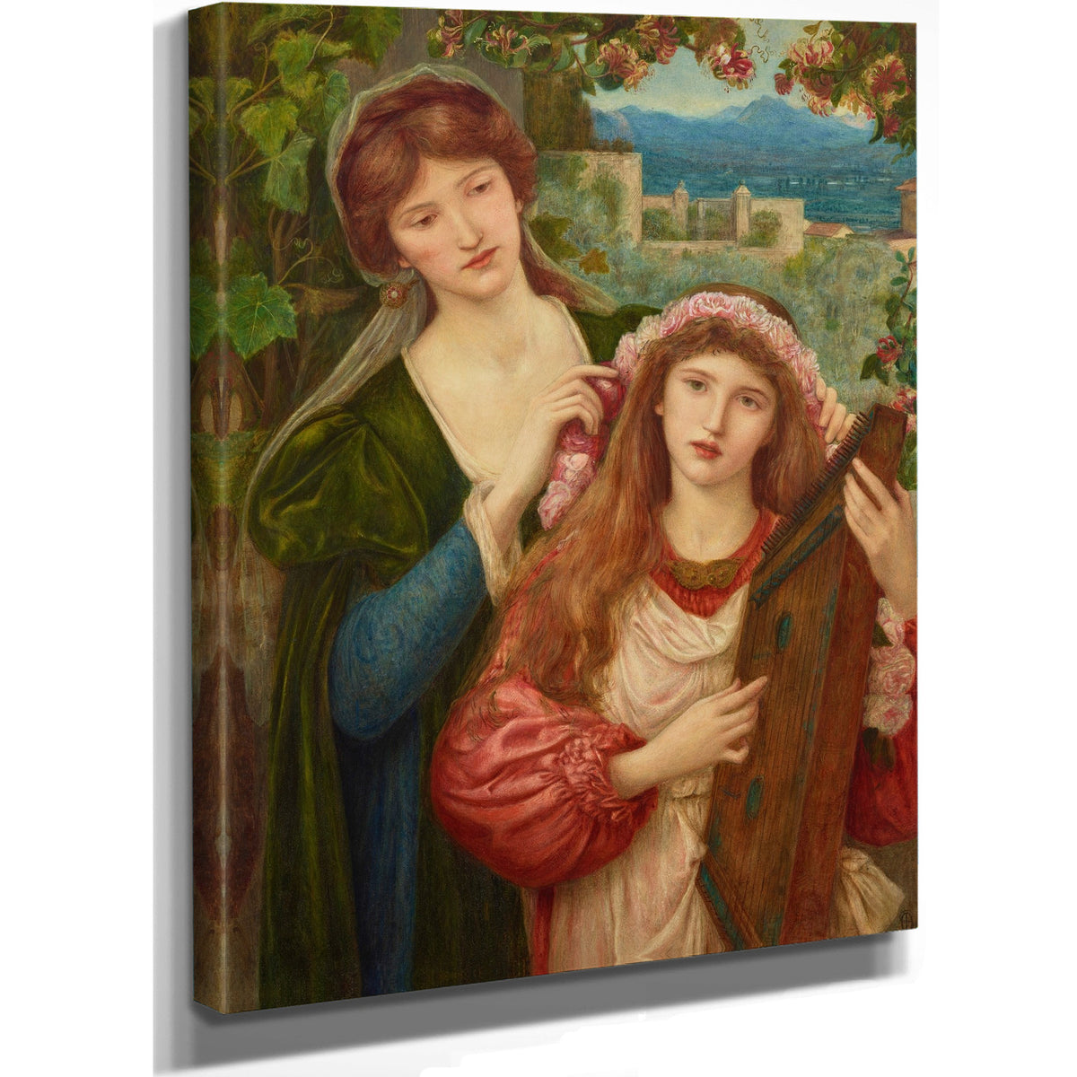The Childhood Of Saint Cecily By Marie Spartali Stillman