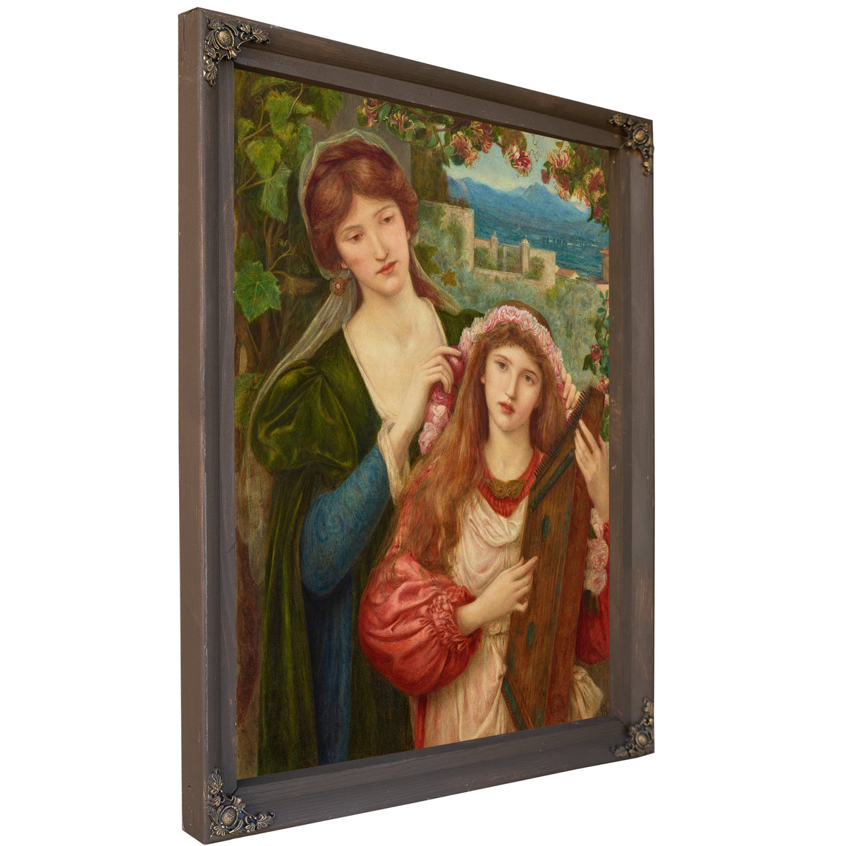 The Childhood Of Saint Cecily By Marie Spartali Stillman