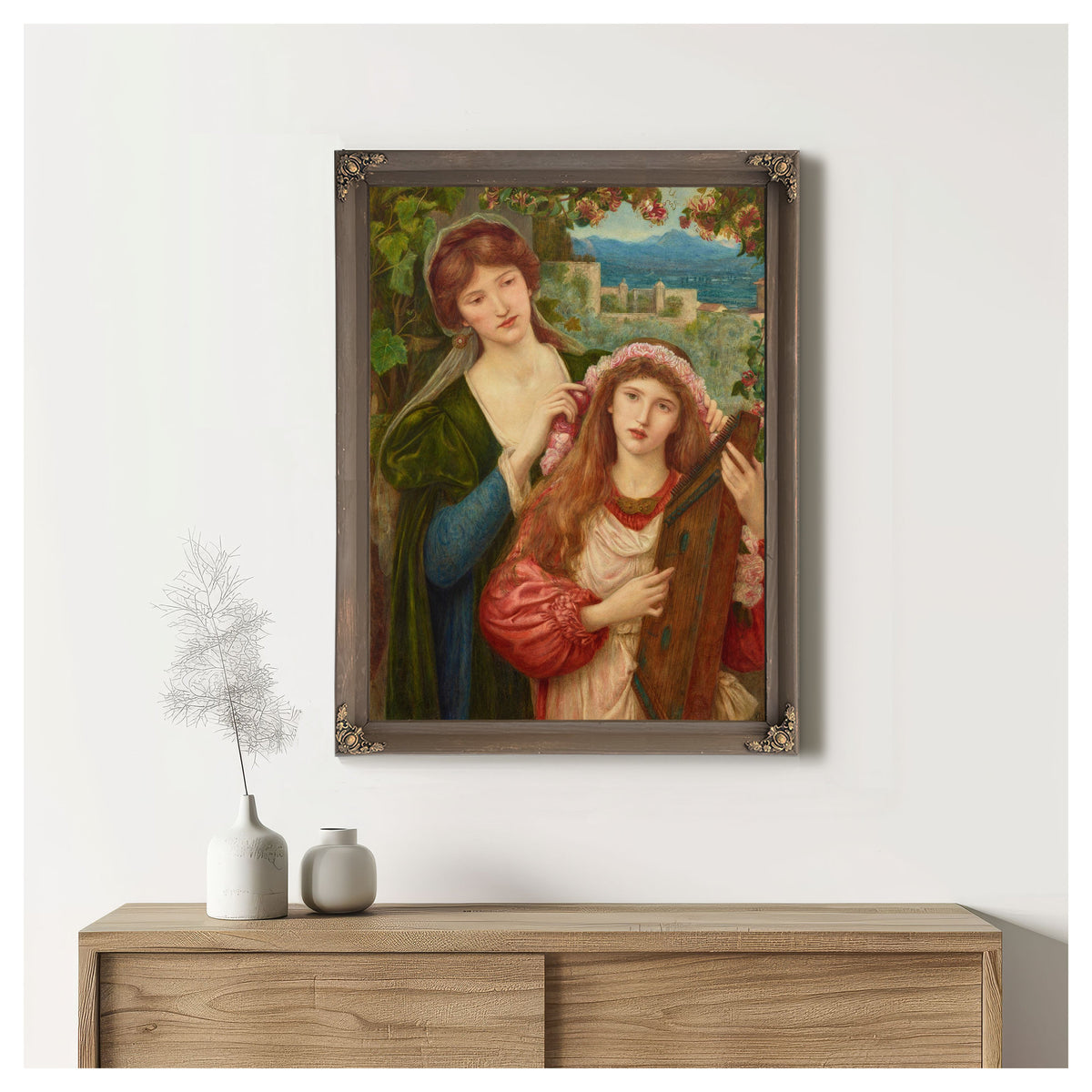 The Childhood Of Saint Cecily By Marie Spartali Stillman