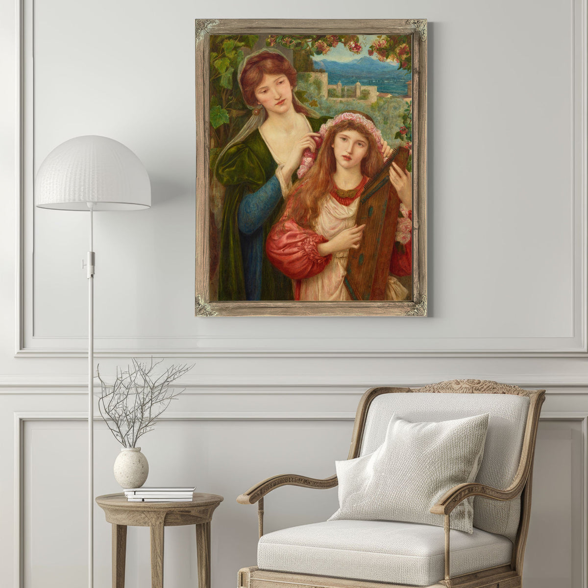 The Childhood Of Saint Cecily By Marie Spartali Stillman