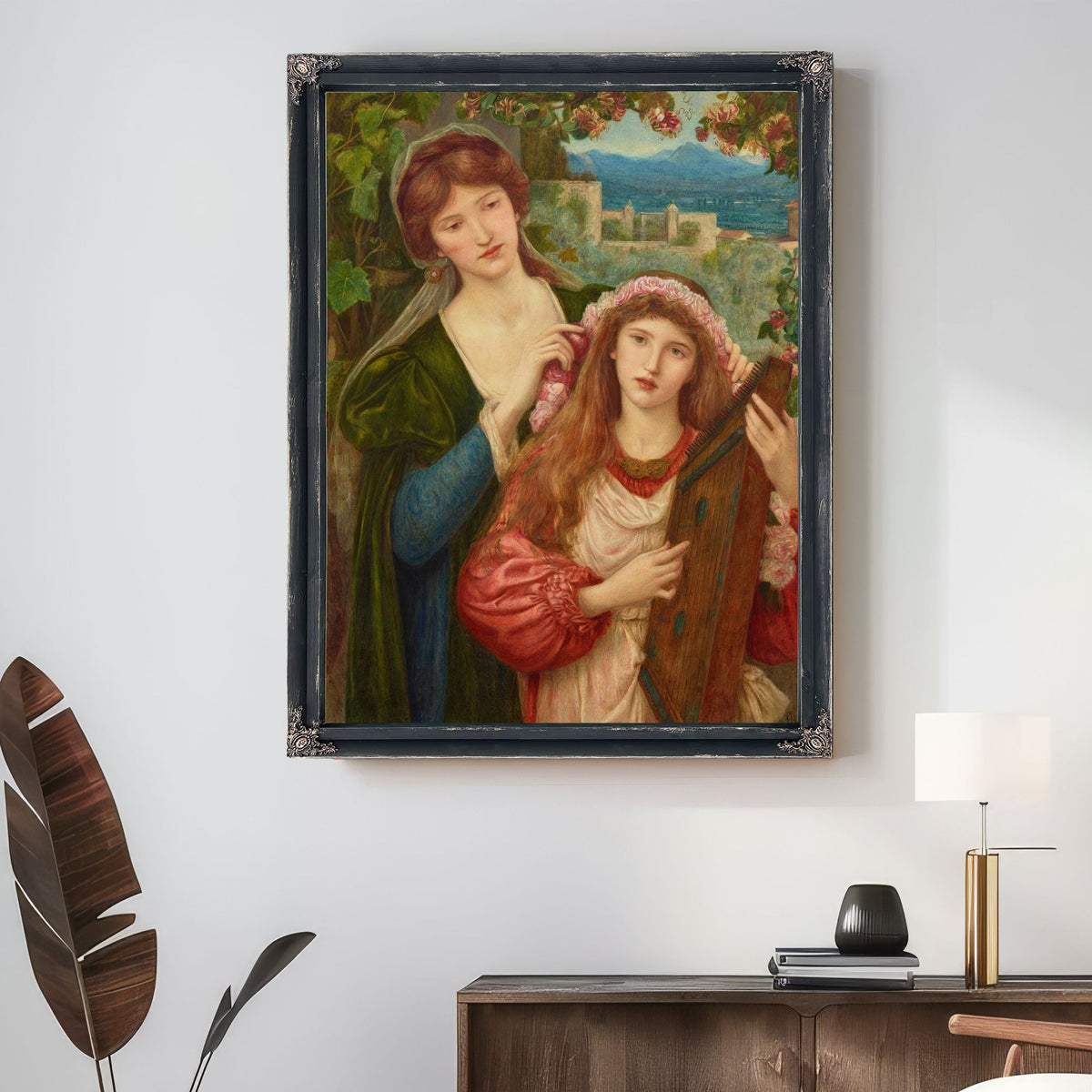 The Childhood Of Saint Cecily By Marie Spartali Stillman