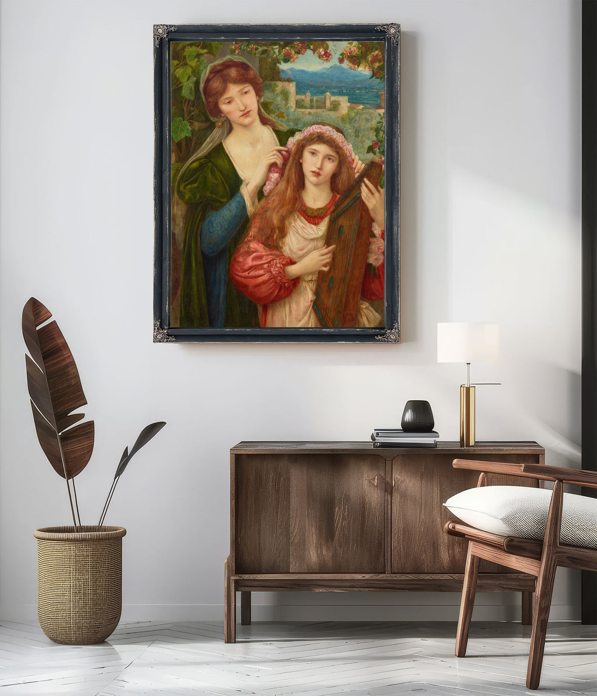 The Childhood Of Saint Cecily By Marie Spartali Stillman