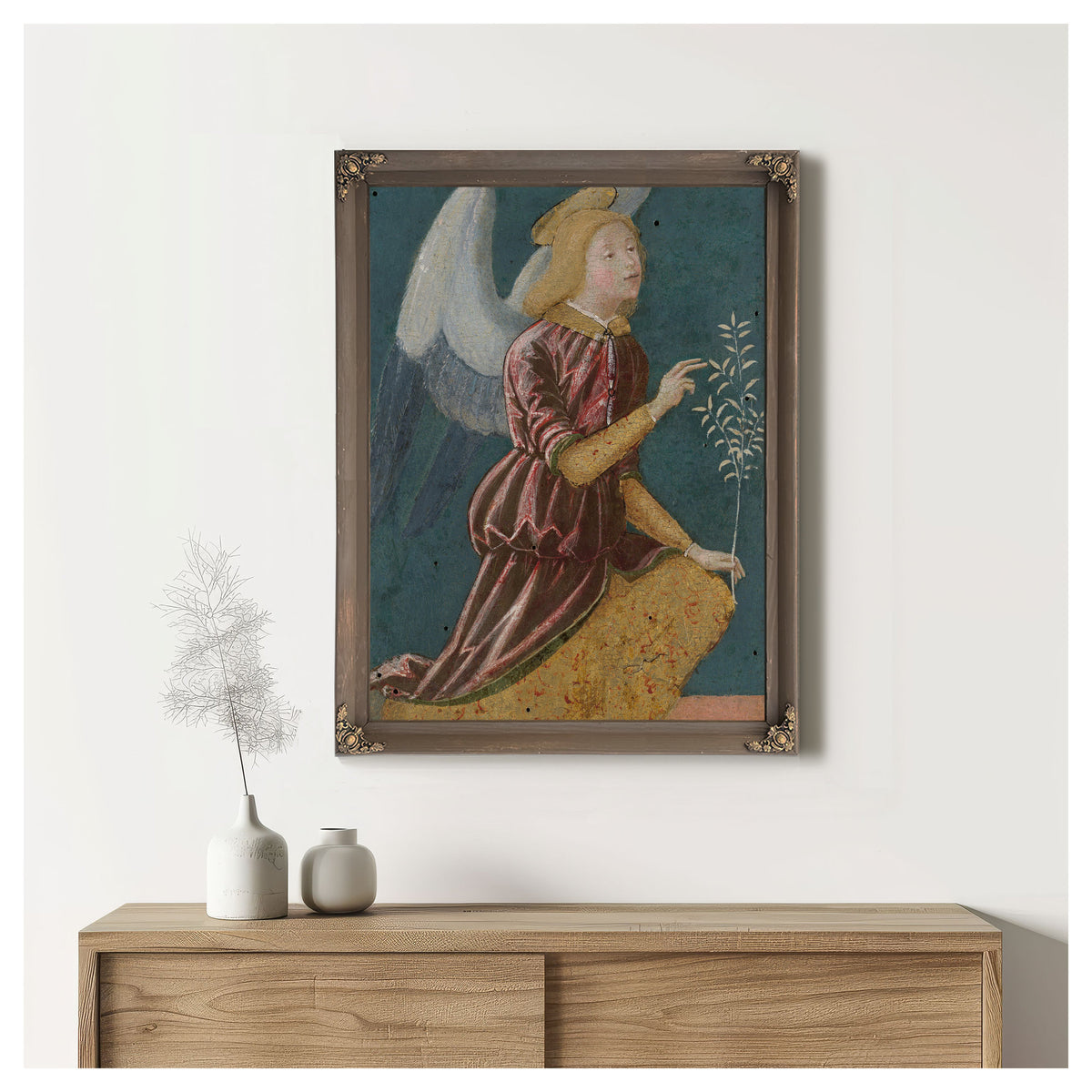 Annunciatory Angel By Bernardino Fungai