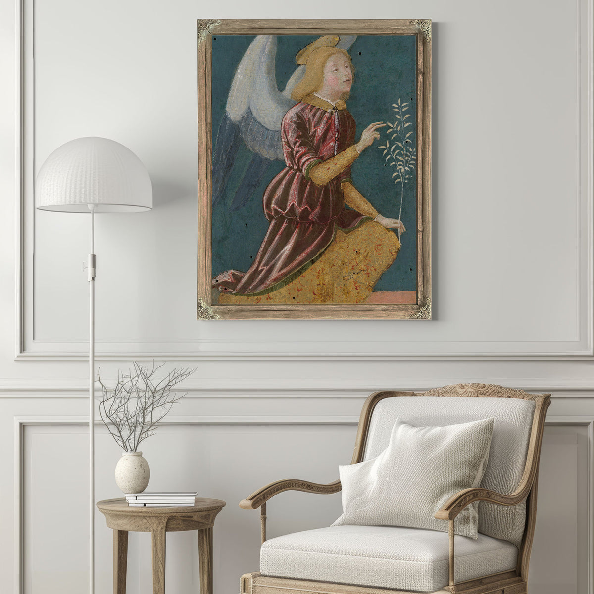 Annunciatory Angel By Bernardino Fungai