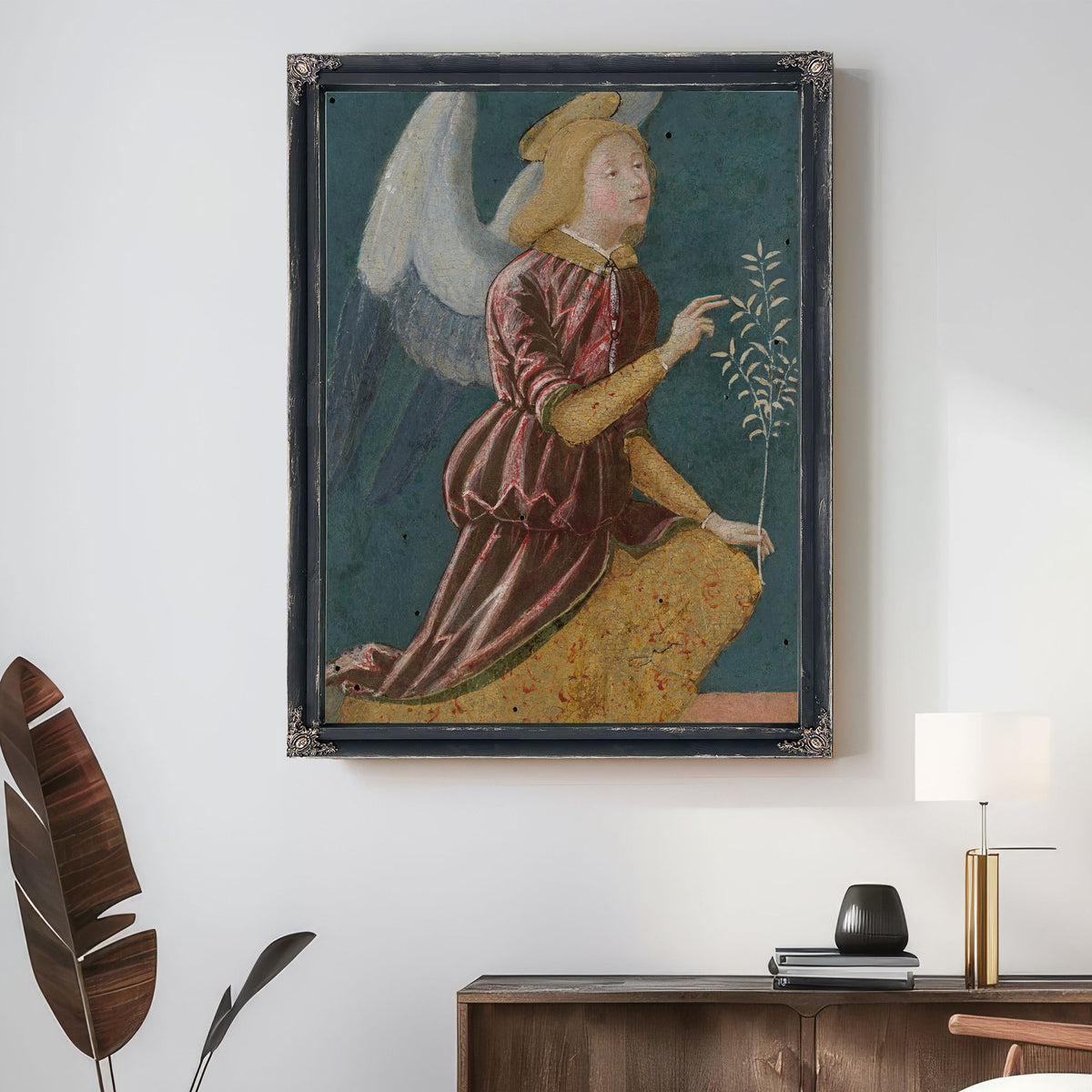 Annunciatory Angel By Bernardino Fungai