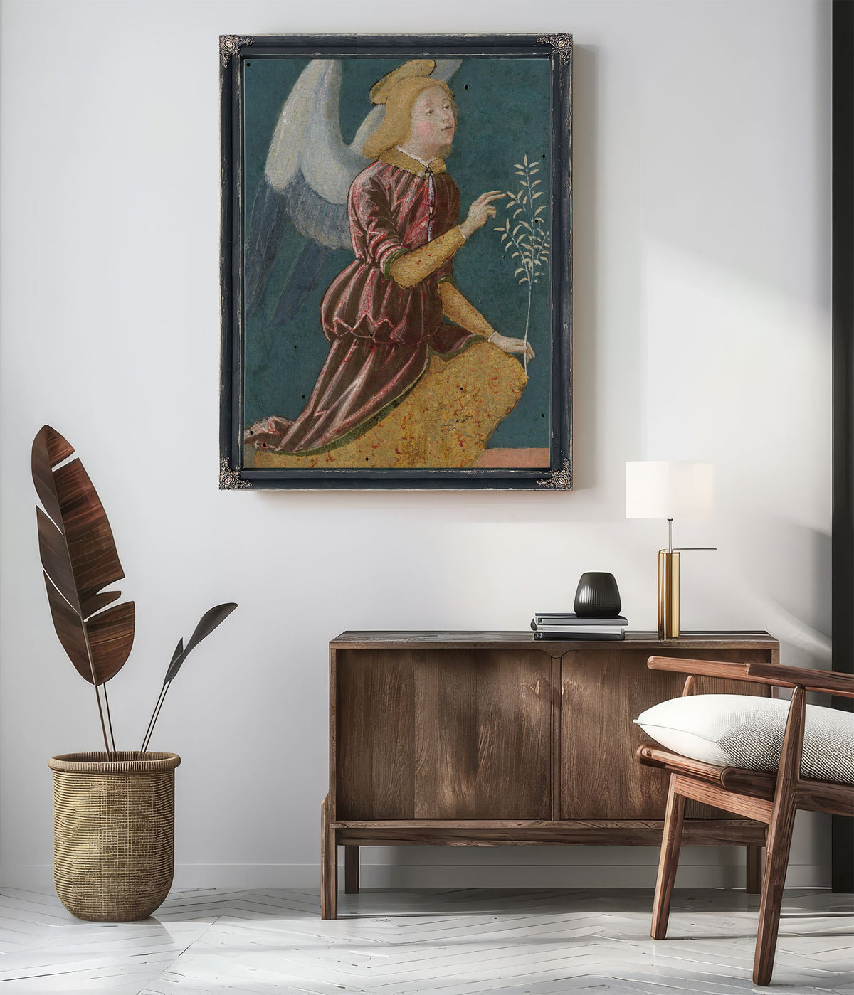 Annunciatory Angel By Bernardino Fungai